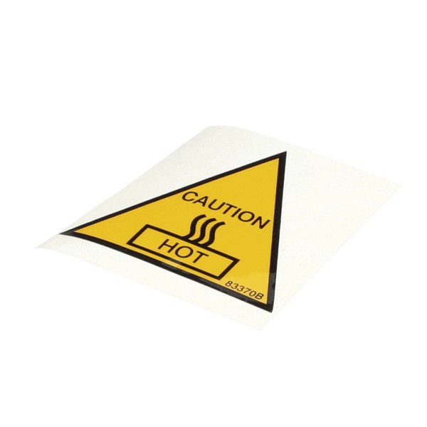 (image for) Henny Penny 83370-2 LABEL-CAUTION HOT, UL, MYLAR